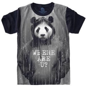 Camiseta Panda Rain S-434