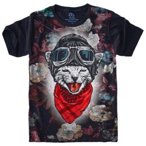 Camiseta Gato Aviador Cat S-422