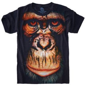 Camiseta Macaco Face Monkey S-447