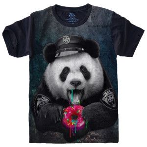 Camiseta Urso Panda Donuts S-475