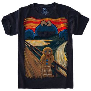 Camiseta Cookie Monster X Biscoito S-584