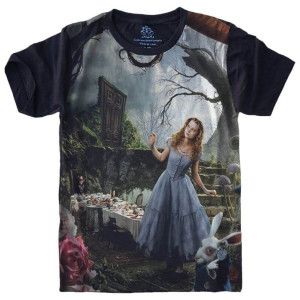 Camiseta Alice no País das Maravilhas S-459
