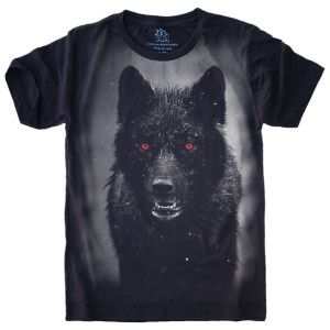 Camiseta Lobo Negro S-558