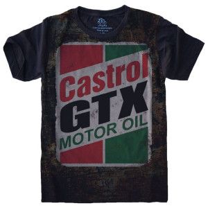 Camiseta Vintage Castrol GTX S-580