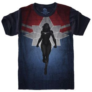 Camiseta Capitã Marvel Vingadores Avengers S-493