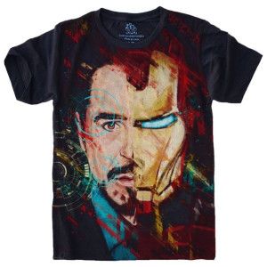 Camiseta Homem de Ferro Iron Man S-425