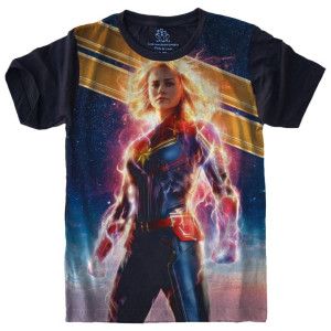 Camiseta Capitã Marvel Vingadores Avengers S-494