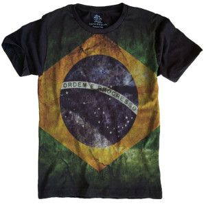 Camiseta Bandeira Do Brasil