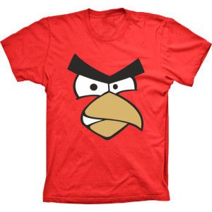 Camiseta Angry Birds Vermelho
