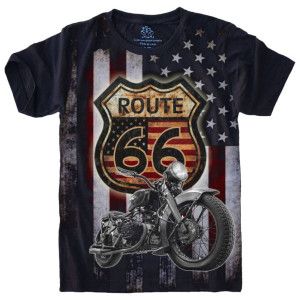 Camiseta Vintage Route 66 S-583