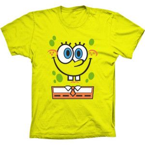 Camiseta Bob Esponja Calça Quadrada