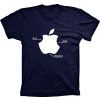 Camiseta Maça Apple Eva Jobs e Newton