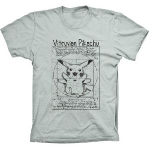 Camiseta Pikachu Vitruvian