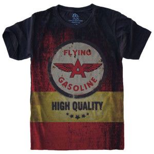 Camiseta Vintage Flying Gasoline S-585