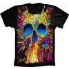 Camiseta Skull Caveira Colorida