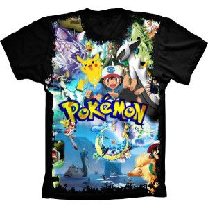 Camiseta Pokémon Mundo