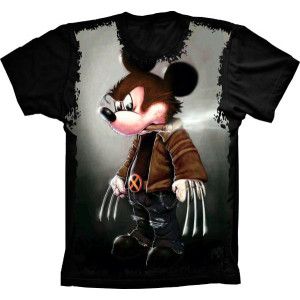 Camiseta Mickey Wolverine