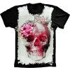Camiseta Skull Caveira Roses