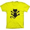 Camiseta Gato Deslizando
