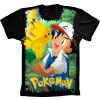 Camiseta Pokémon Go Ash e Pikachu