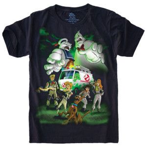 Camiseta Caça Fantasmas x Scooby Doo S-615