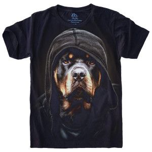 Camiseta Rottweiler com Capuz S-277