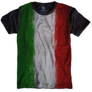 Camiseta Bandeira Da Italia